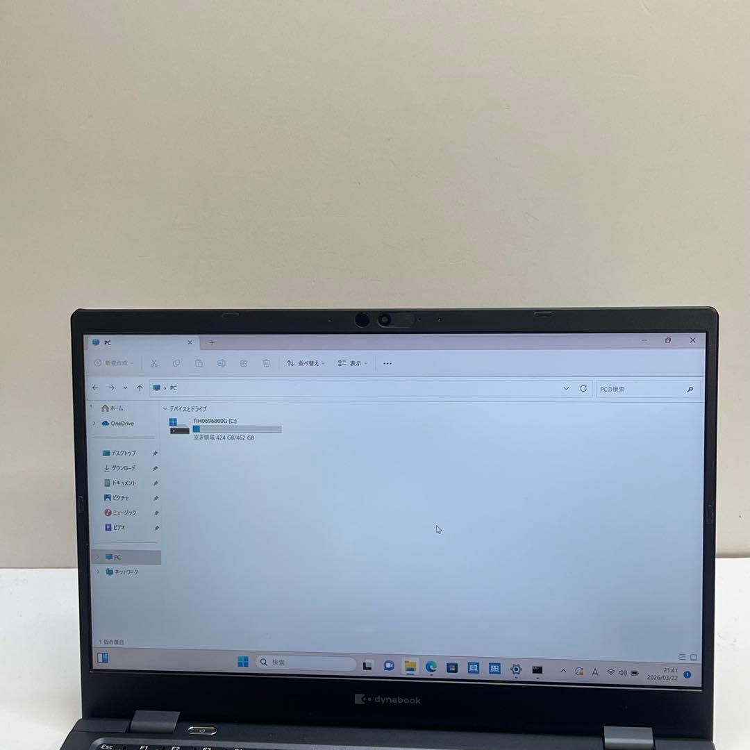 東芝 Dynabook G83/KV i7-1265U 16GB SSD512G