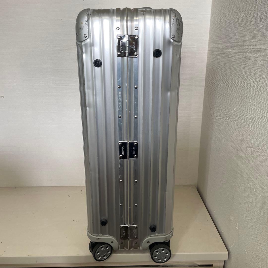 希少 中美品 青ロゴ RIMOWA トパーズ 82L チェックインL相当 リモワ
