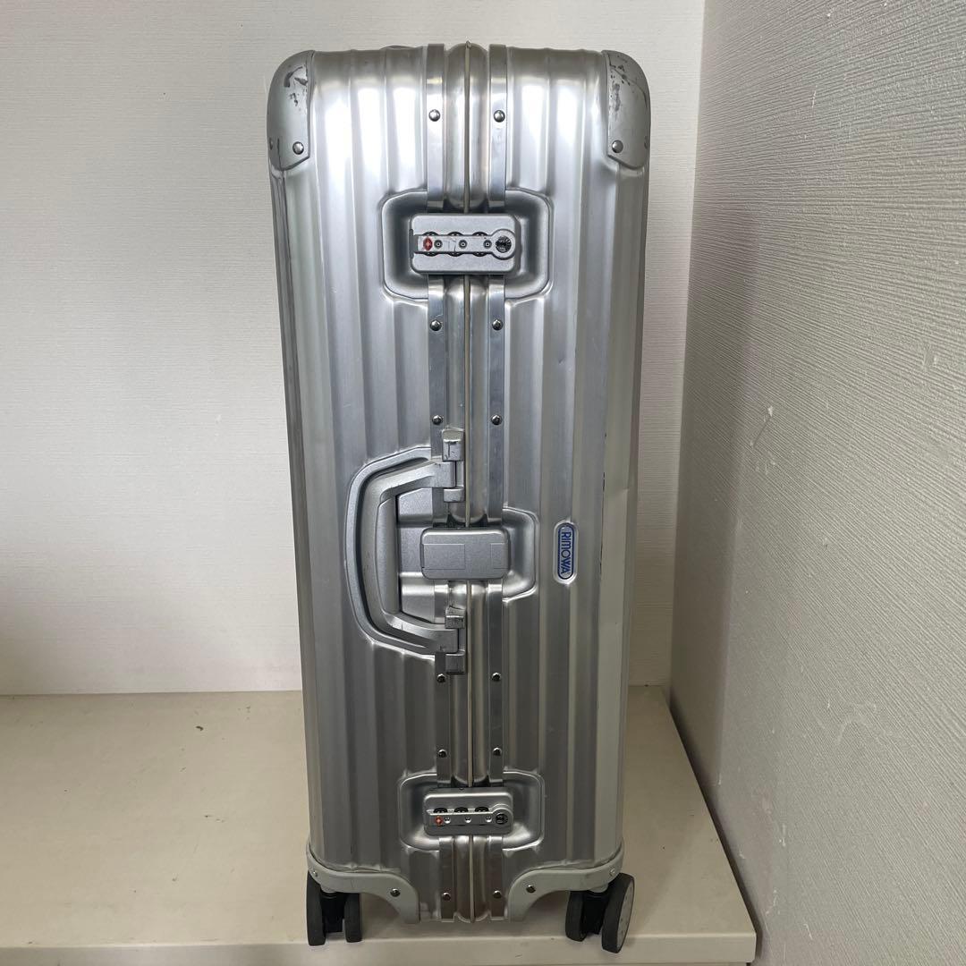 希少 中美品 青ロゴ RIMOWA トパーズ 82L チェックインL相当 リモワ