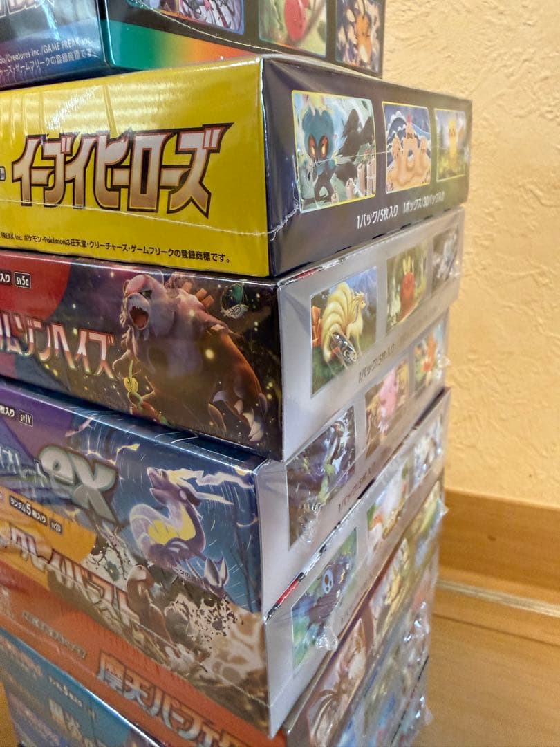 最終値下げ　ポケモンカード シュリンク付きBOXまとめ売り イーブイヒーローズ