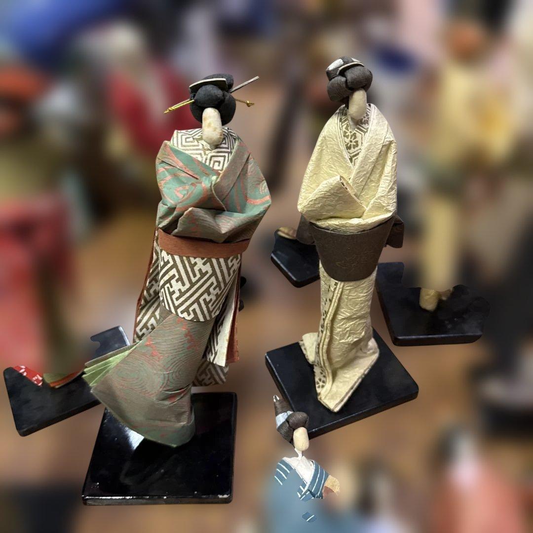 和紙人形　伝統的な和服　日本人形　セット 35点セート