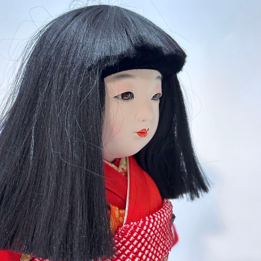 市松人形 小土松寿作 人形工房松寿 正絹手刺繍 本仕立