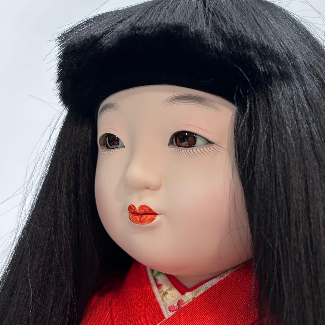 市松人形 小土松寿作 人形工房松寿 正絹手刺繍 本仕立