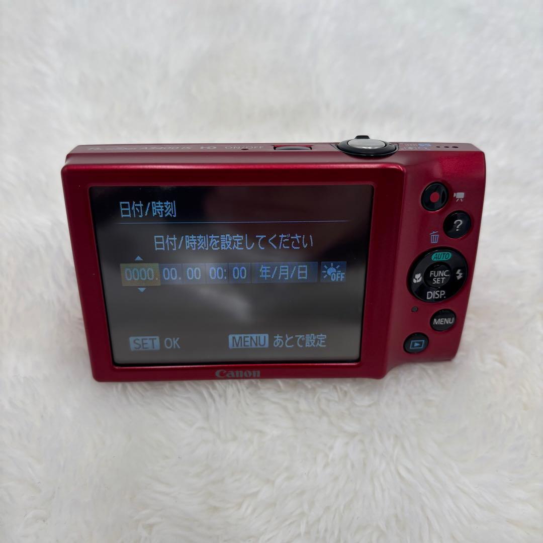 美品　CANON PowerShot A3400 IS レッド 動作確認済み