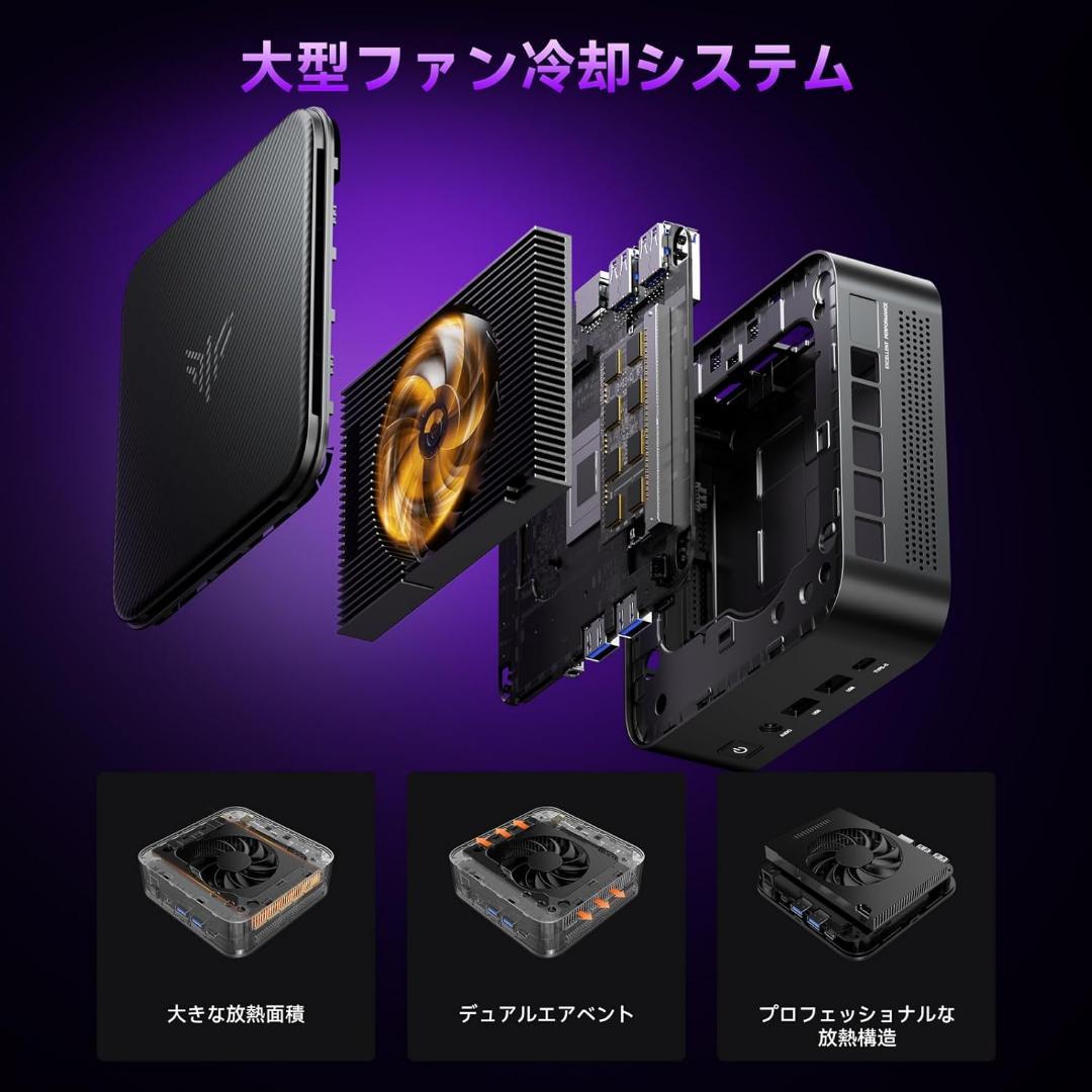 NiPoGi E3B (7730U) ミニPC 16GB+512GB Win11
