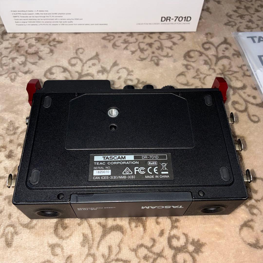 希少！美品　SDカード付き　TASCAM DR-701D フルセット！