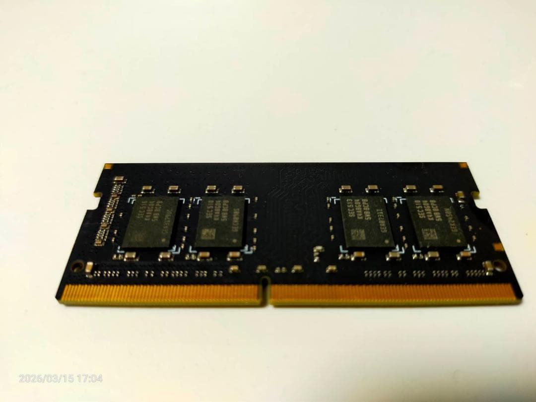 DDR4 2133 8GB 1枚 シリコンパワー ノートパソコン用メモリ