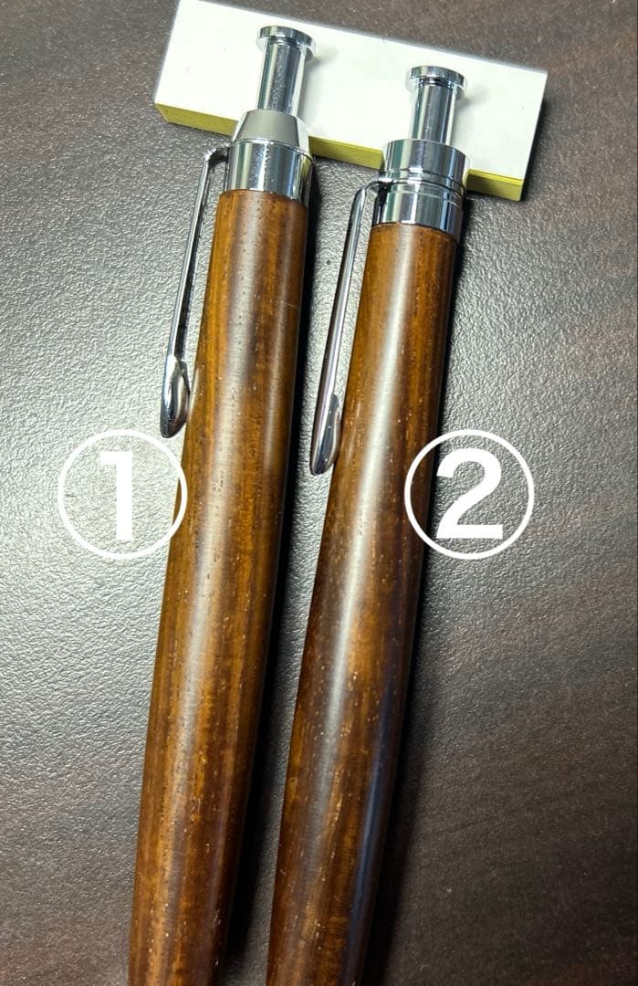 美しいローズウッドの木軸シャーペン0.5mm①
