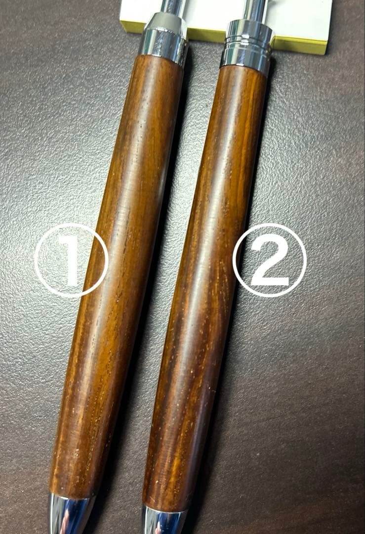 美しいローズウッドの木軸シャーペン0.5mm①