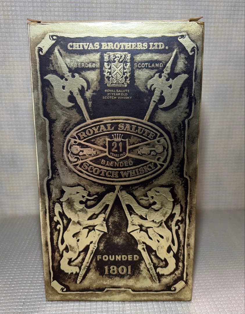 【未開栓】ロイヤルサルート SCOTCH WHISKY 21年 緑陶器 ⭐︎古酒