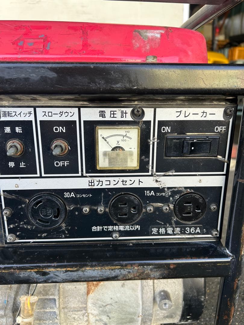 K1 新ダイワ EGR36 ガソリン発電機 動作品