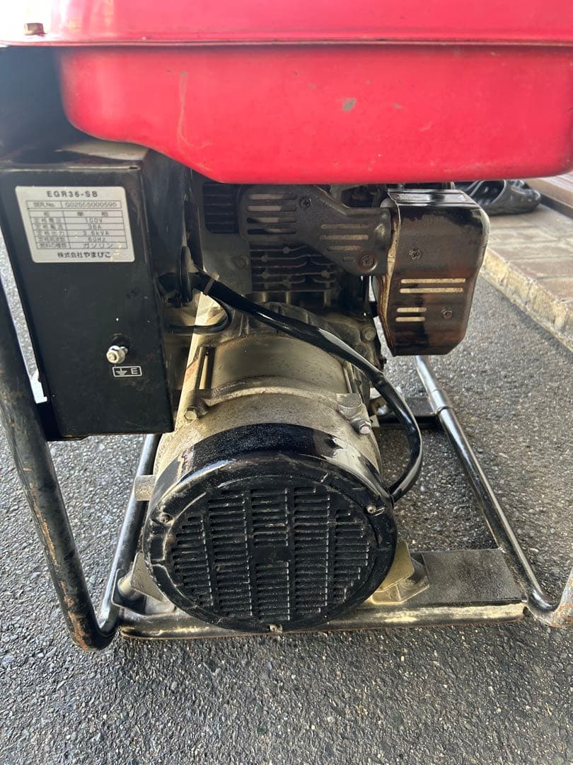 K1 新ダイワ EGR36 ガソリン発電機 動作品