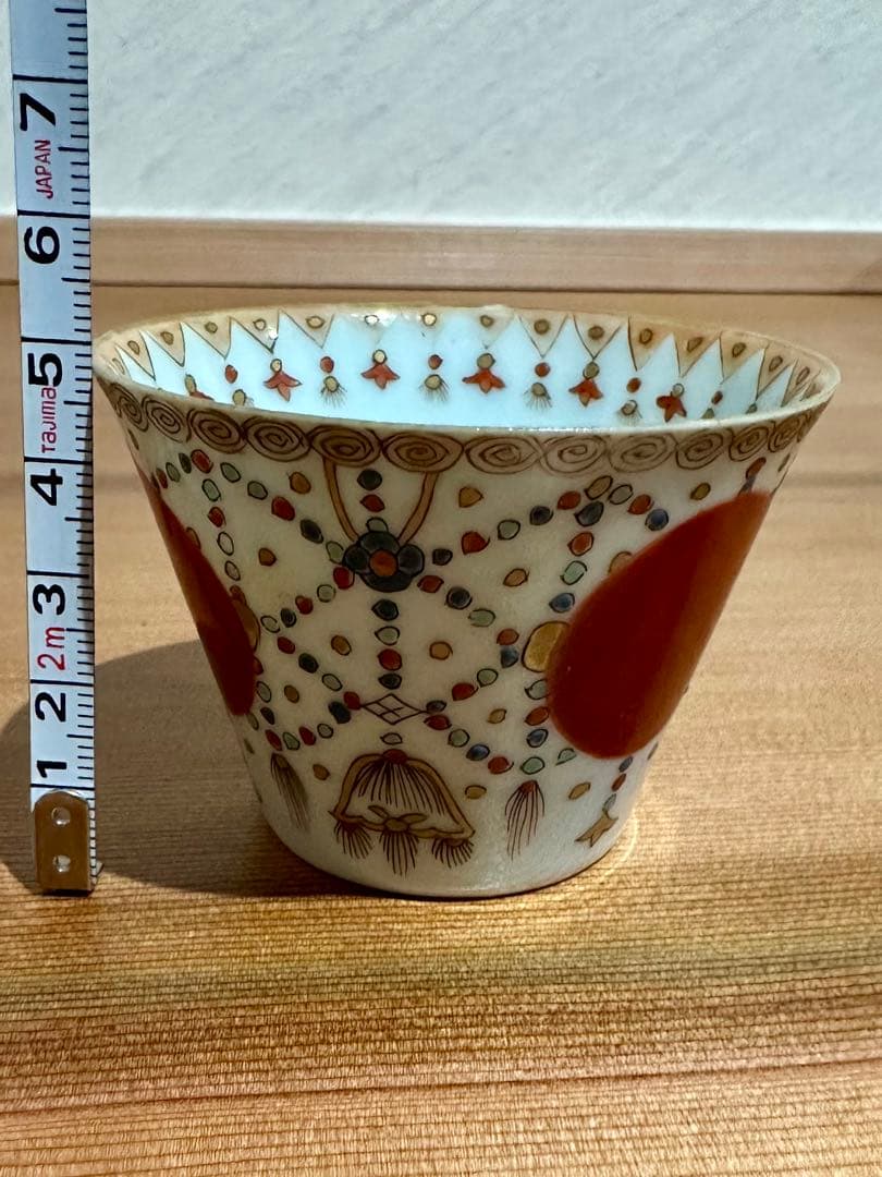 古伊万里　蕎麦猪口　色絵