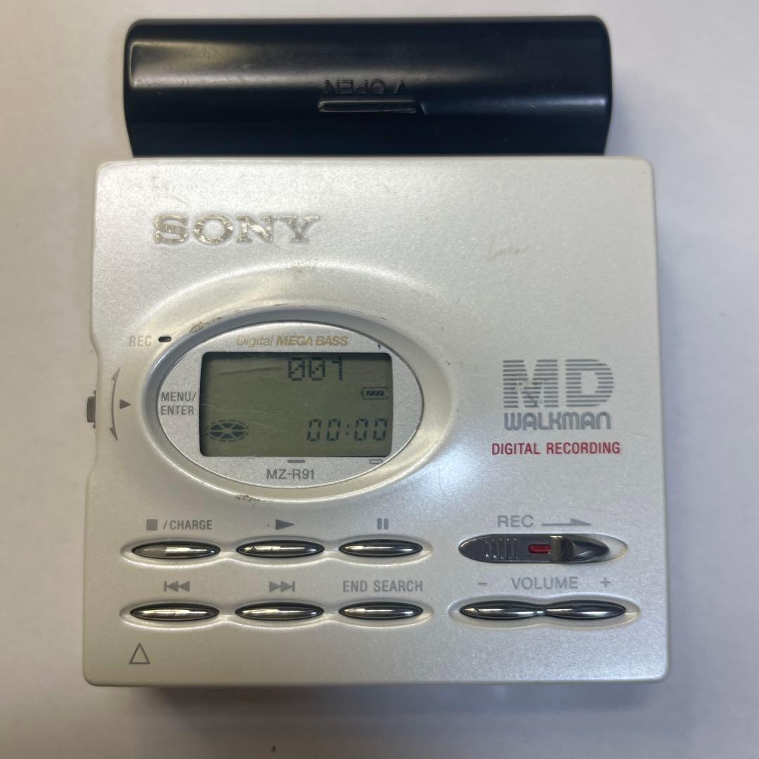 SONY ソニー MZ-R91 MDウォークマン リモコン・録音マイク付