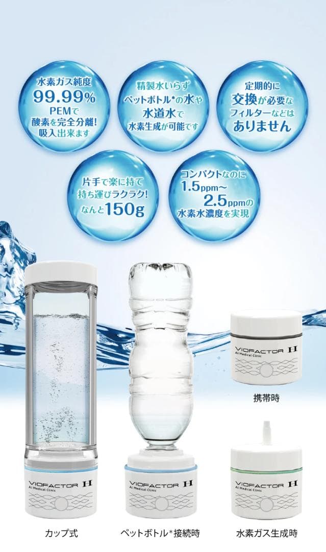 水素水生成器 ViOFACTOR H　バイオファクターH