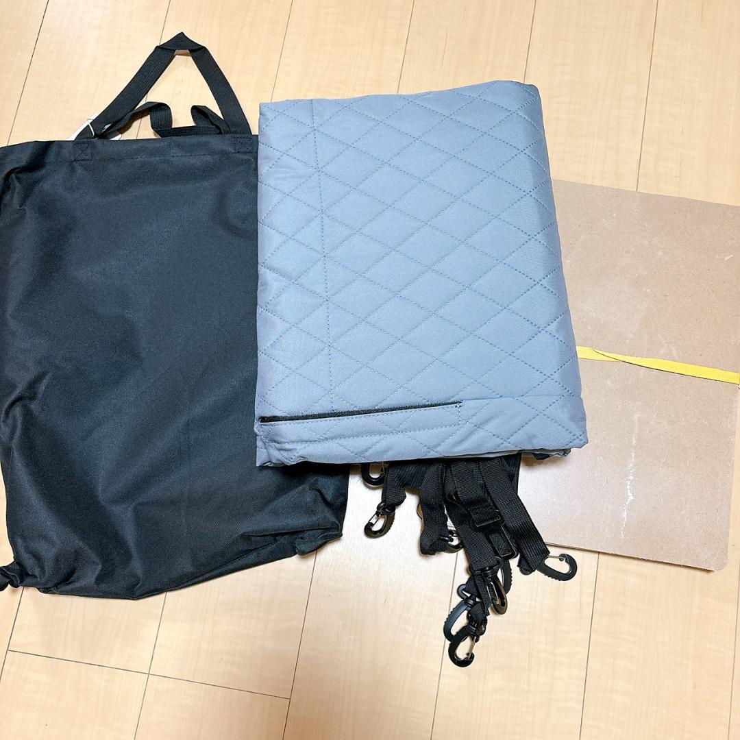 新品・未使用 グレー フリー Reiseresa ペットドライブシート 安定快適