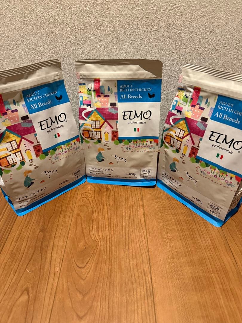 ELMO 成犬用ドライフード チキン 2kg/800g