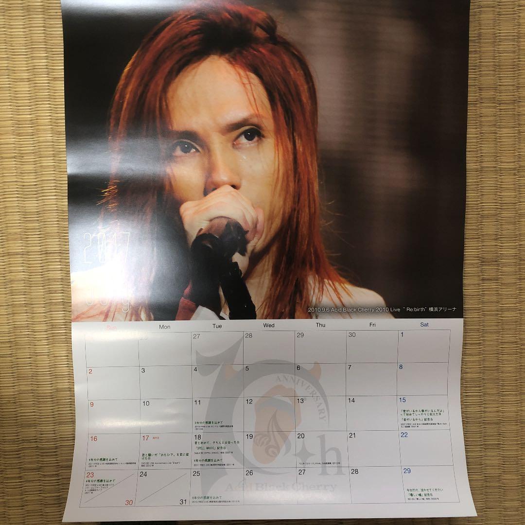 Acid Black Cherry 10th anniversary カレンダー