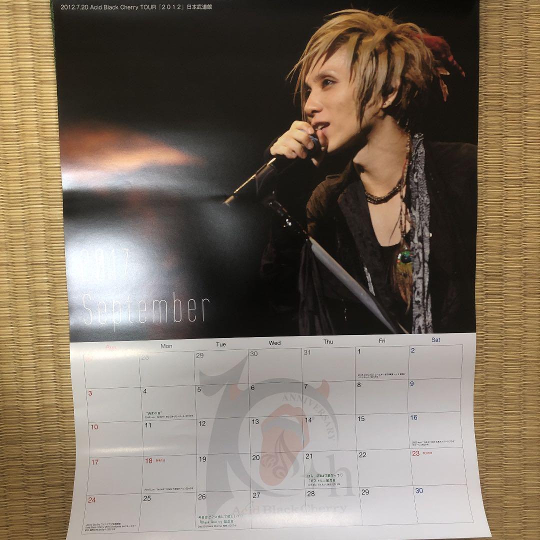Acid Black Cherry 10th anniversary カレンダー