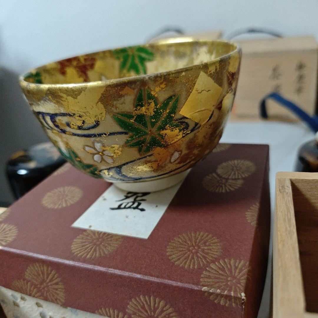 茶道具セット 木製茶箱と茶筅・茶杓