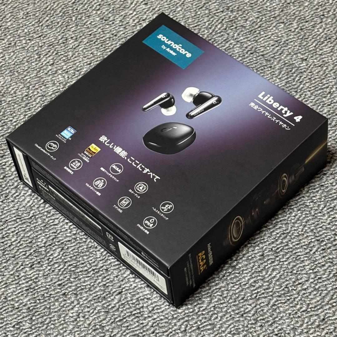 【箱&本体】Soundcore Liberty 4 ワイヤレスイヤホン