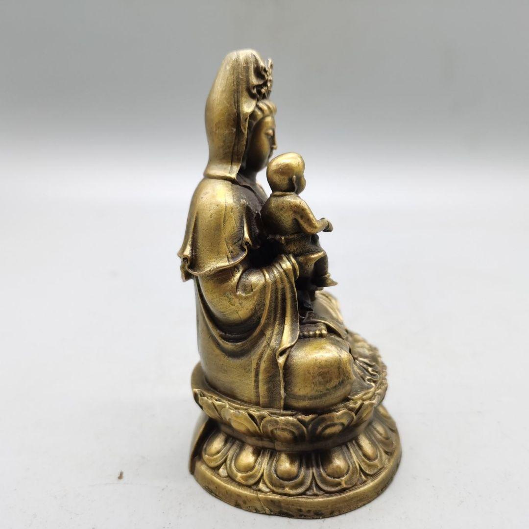 仏教美術 仏像 観音送子仏像 開運 風水 招財 置物 工芸品