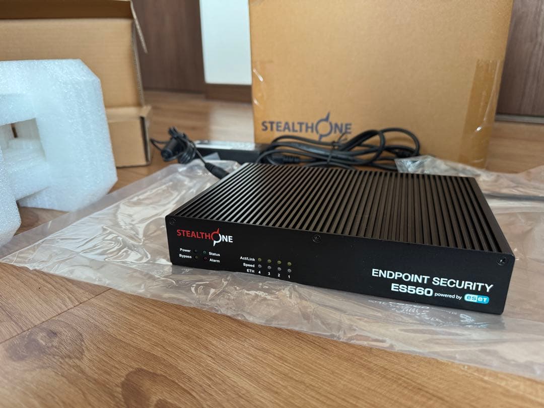 新品・STEALTHONE セキュリティアプライアンス ES560 ESET搭載