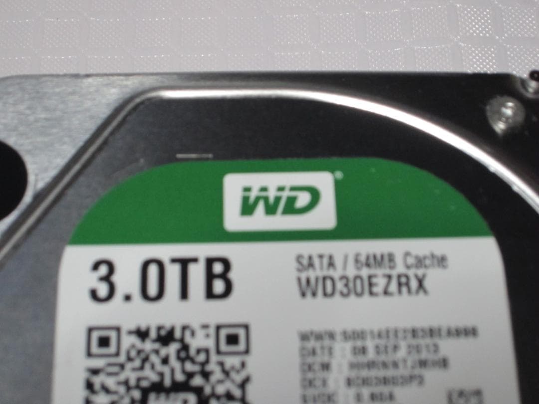 【使用少】WD30EZRX 3.5インチ HDD 3TB SATA 動作確認済