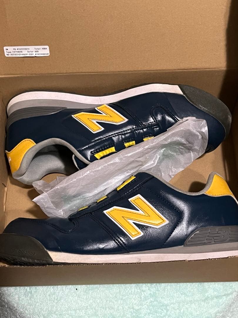 New Balance 安全靴ボストン BOA 【新色】ネイビー/イエロー