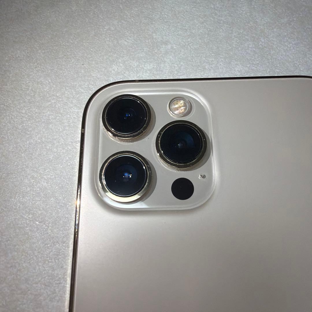 ★バッテリー87% iPhone12ProMax 256GBゴールドSimフリー
