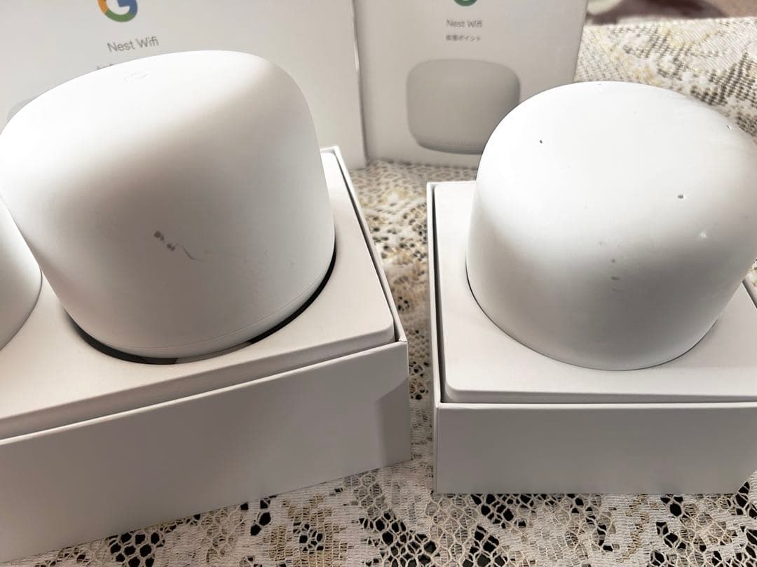 Google Nest Wifi 拡張機2台セット ホワイト