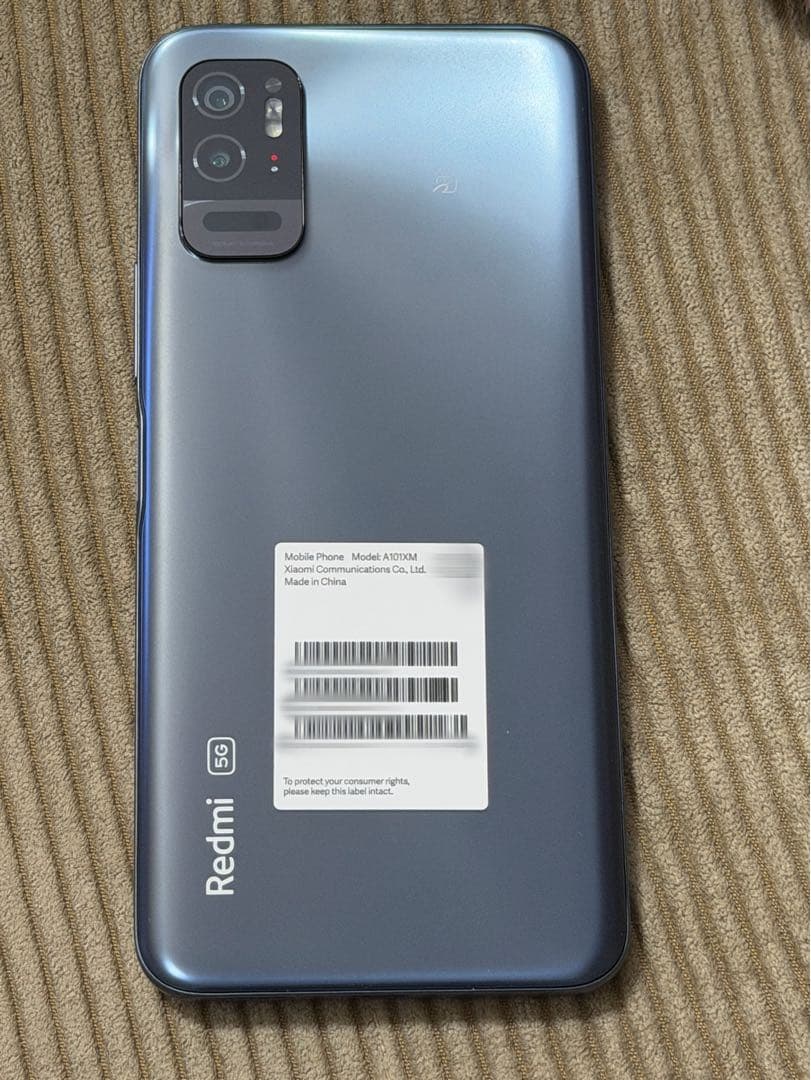 【定価34800円/超美品SIMフリー】XiaomiRedmiNote10T5G