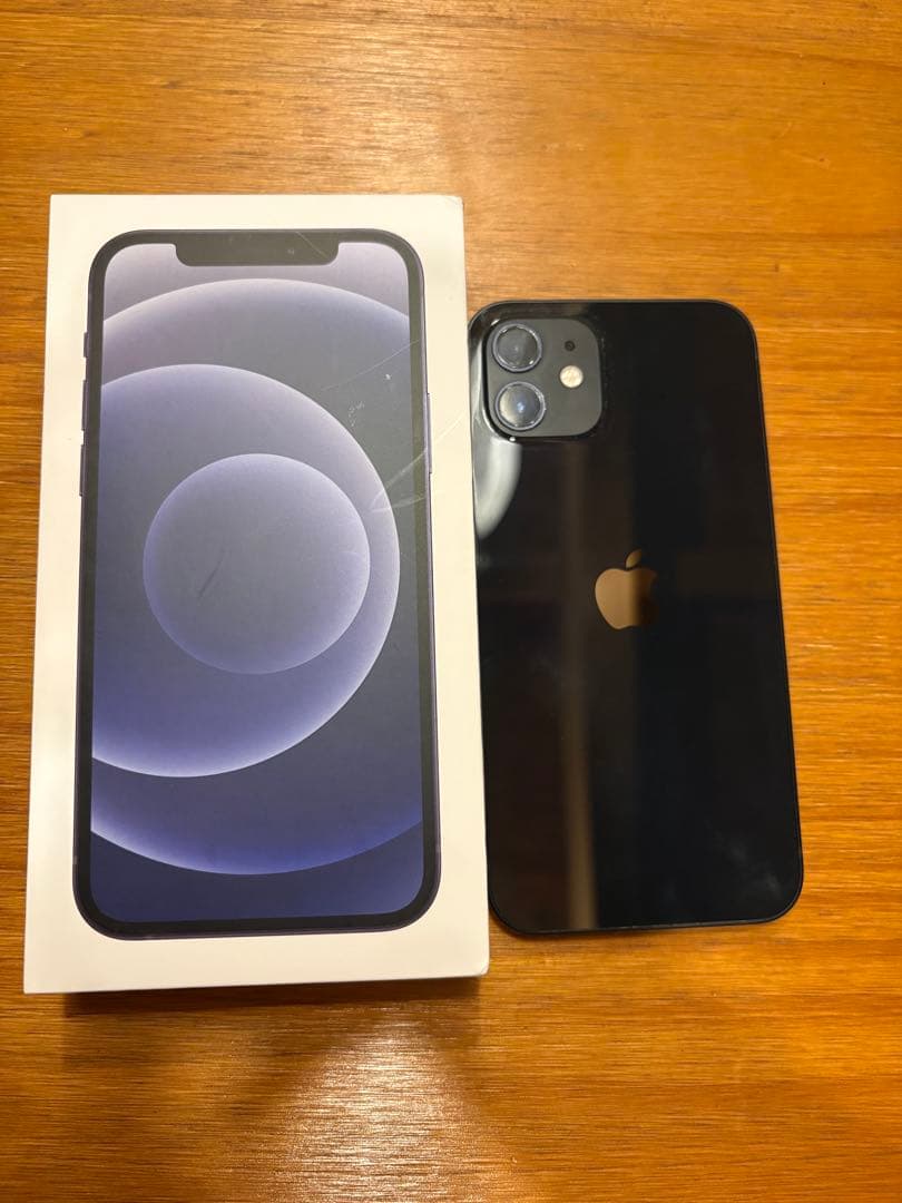【SIMフリー】Apple iPhone 12 ブラック 本体