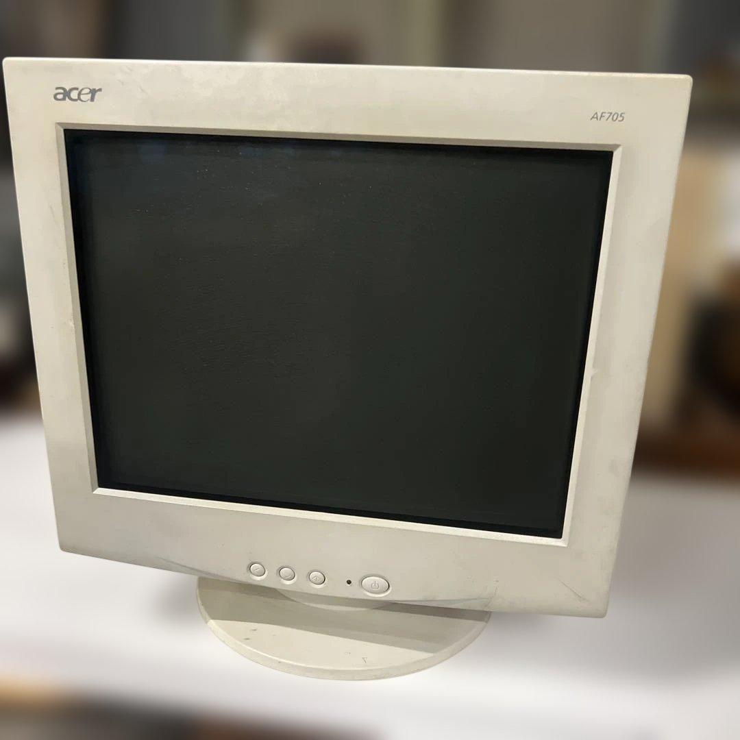 Acer AF705 ホワイト モニター 本体