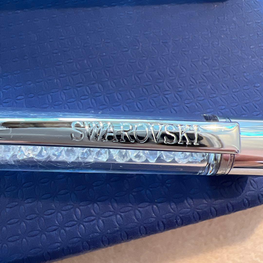 【美品袋箱付】SWAROVSKI クリスタル入ボールペン