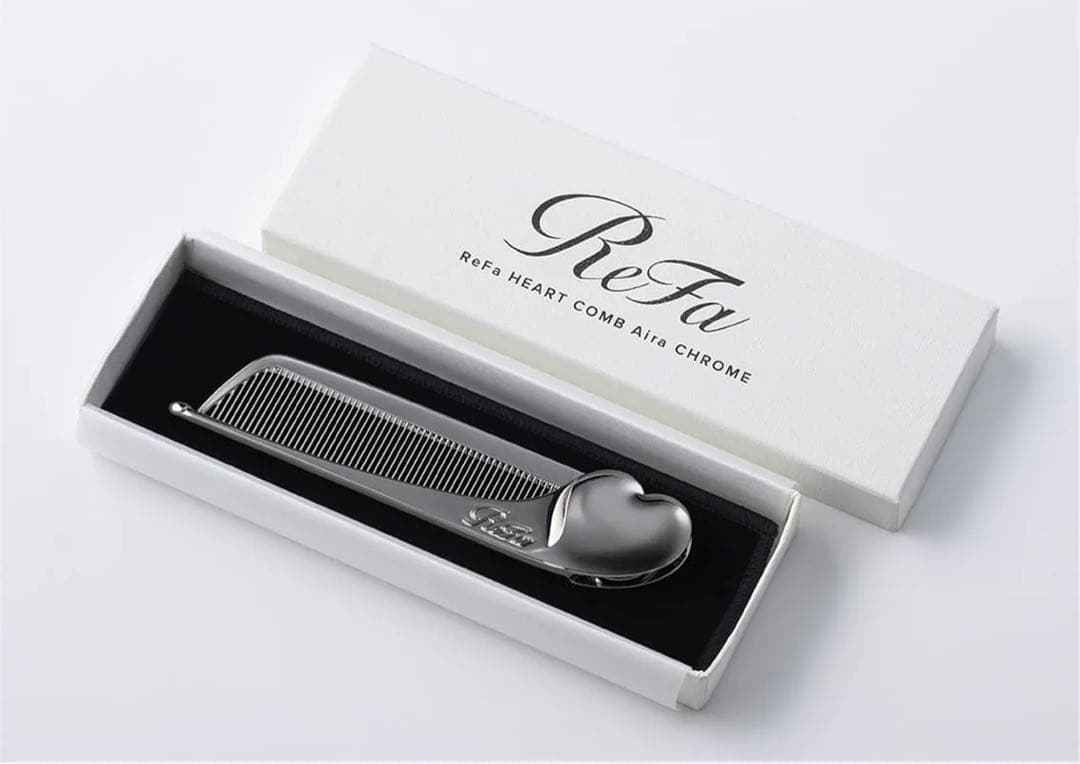 【新品未開封】ReFa HEART COMB Aira CHROME ブラック
