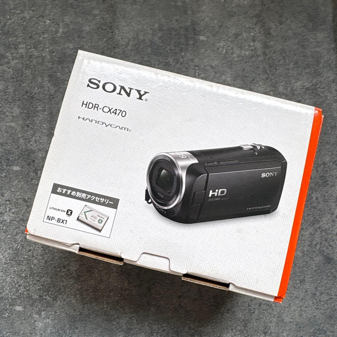 美品　SONY HDR-CX470 ビデオカメラ本体