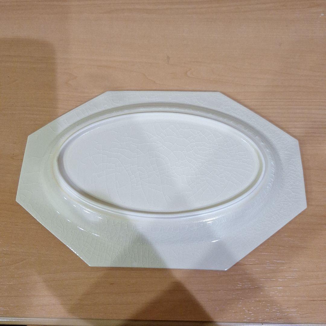 石川隆児さん Oval Octogonal Plate 【新品未使用】貫入