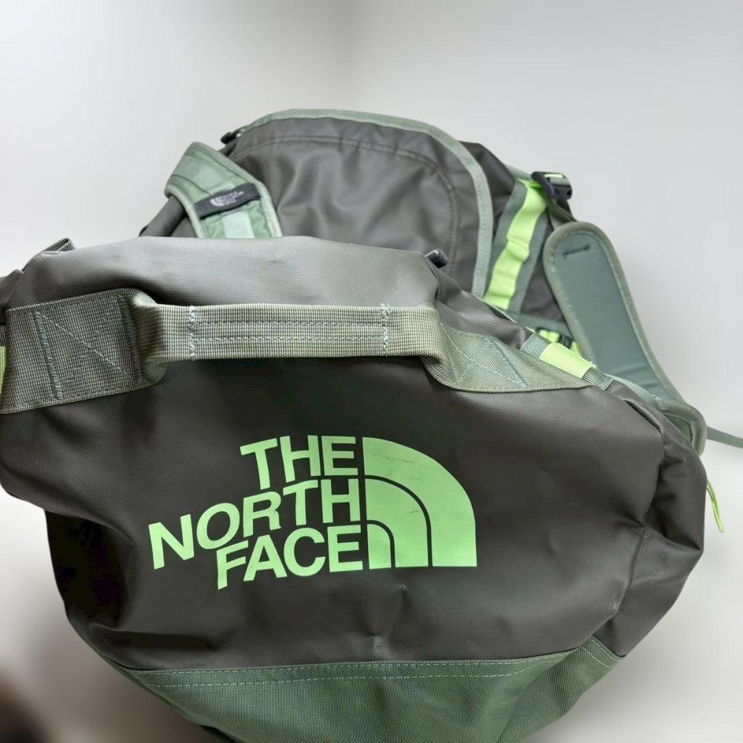 M◆THE NORTH FACE　ドラムバッグ　旅行バッグ　キャンプ　グリーン