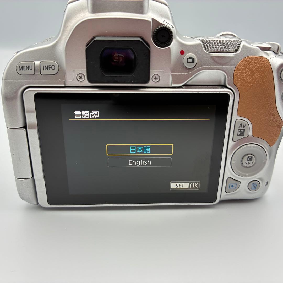美品★ Canon EOS Kiss X9 希少シルバー レンズキット wifi