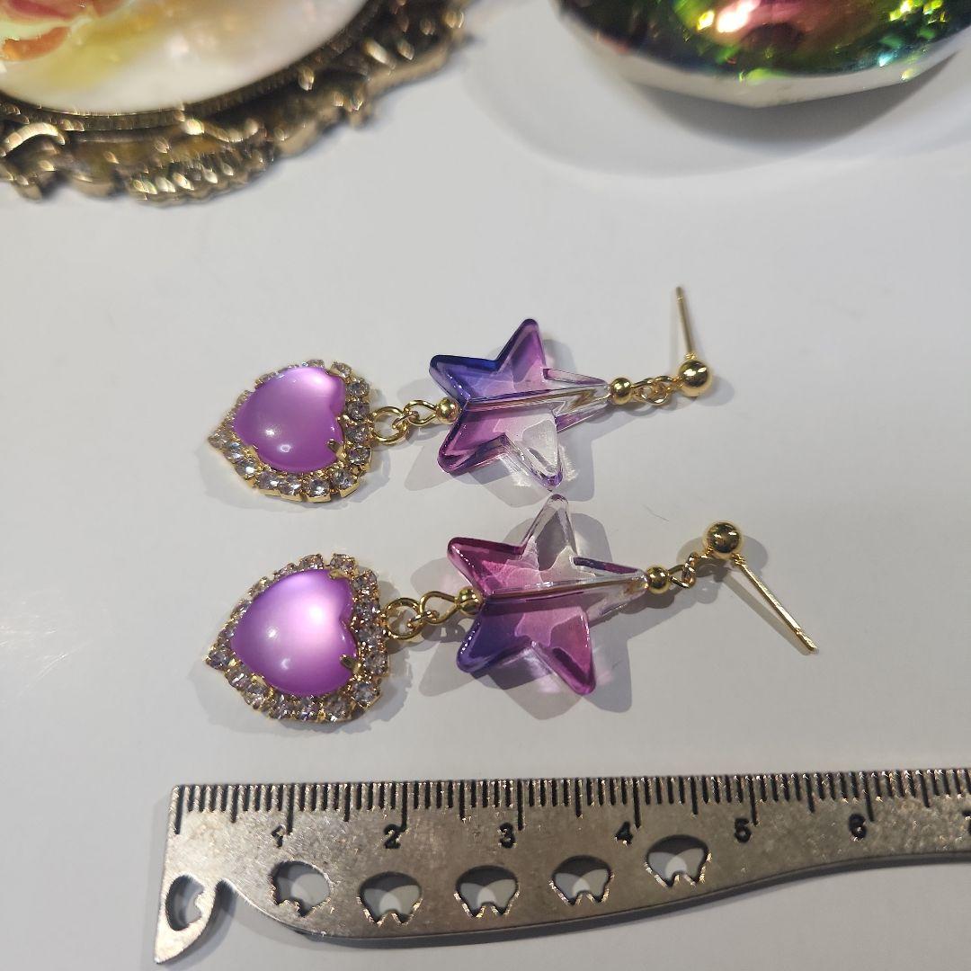 ハンドメイドピアス3222