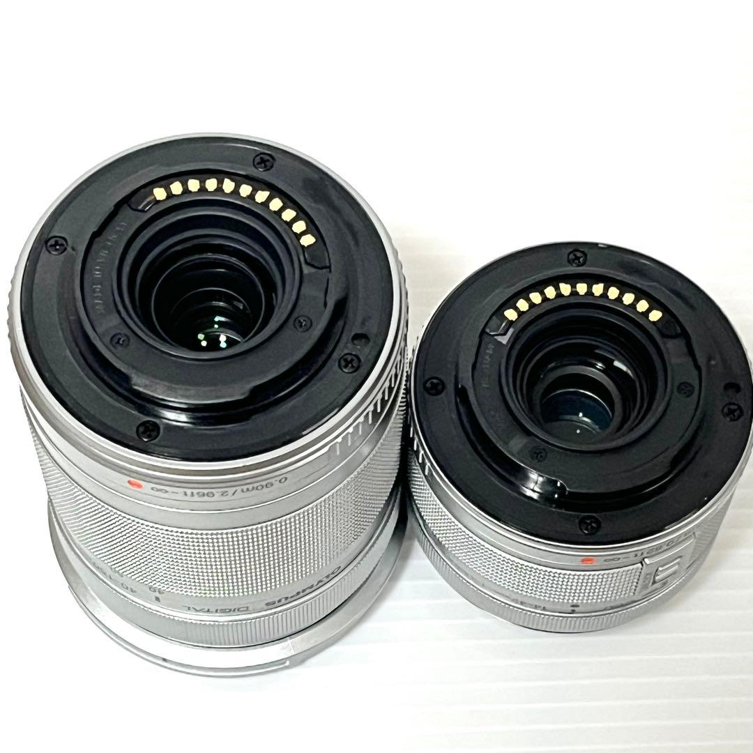 【美品】ショット数2322回 E-PL5 ダブルズームキット OLYMPUS