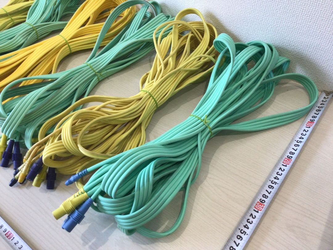 ◉ミナト医科学 各種カイネ用 吸引導子特注コード 最長約8m×6本セット 中古品