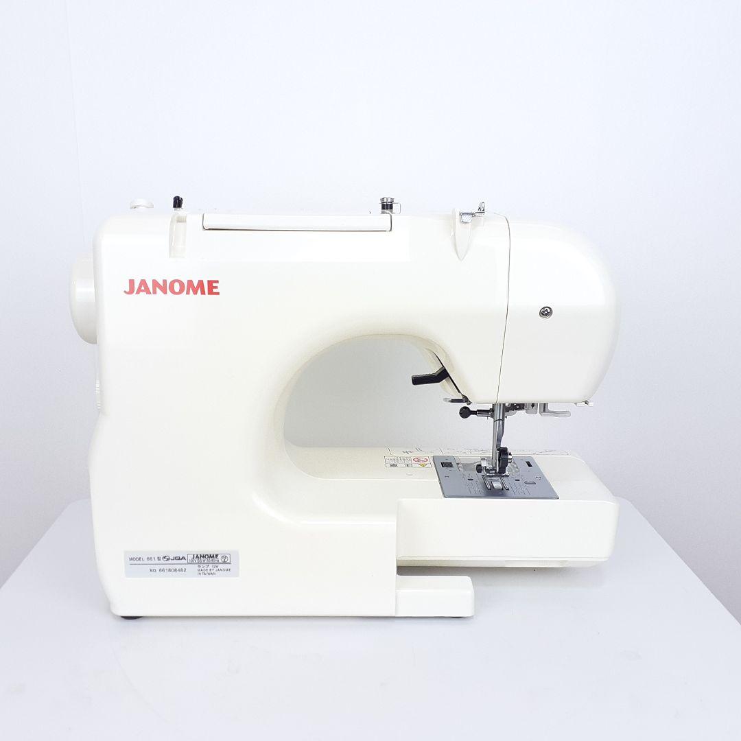 【美品】ジャノメ　コンパクト電子ミシン本体　N-N-573　ロックカッター内蔵
