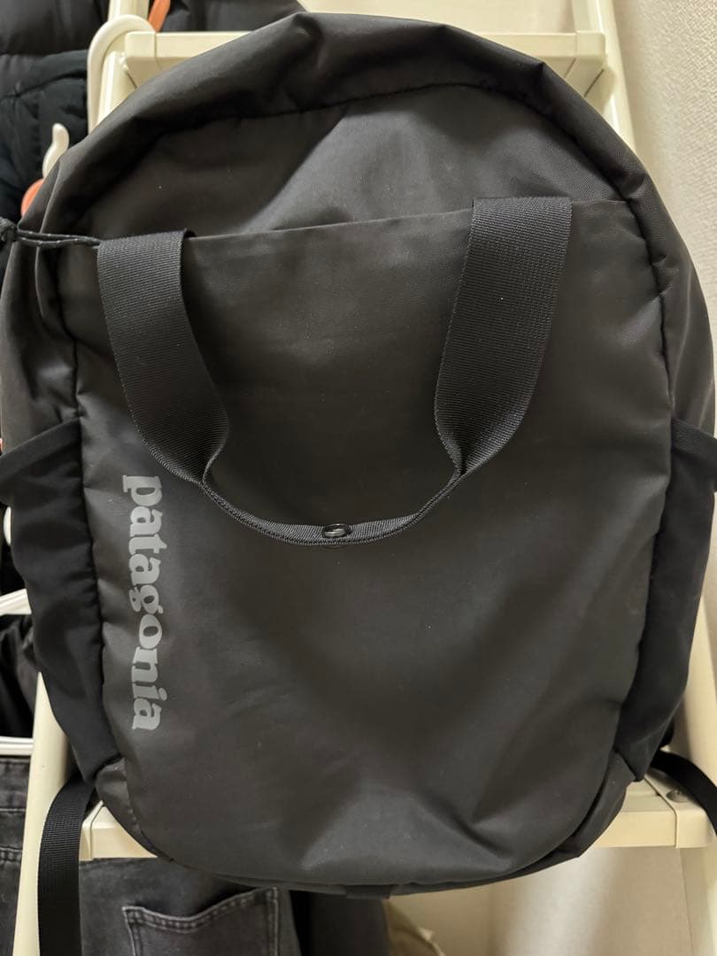 patagonia 黒 ボストンバッグ