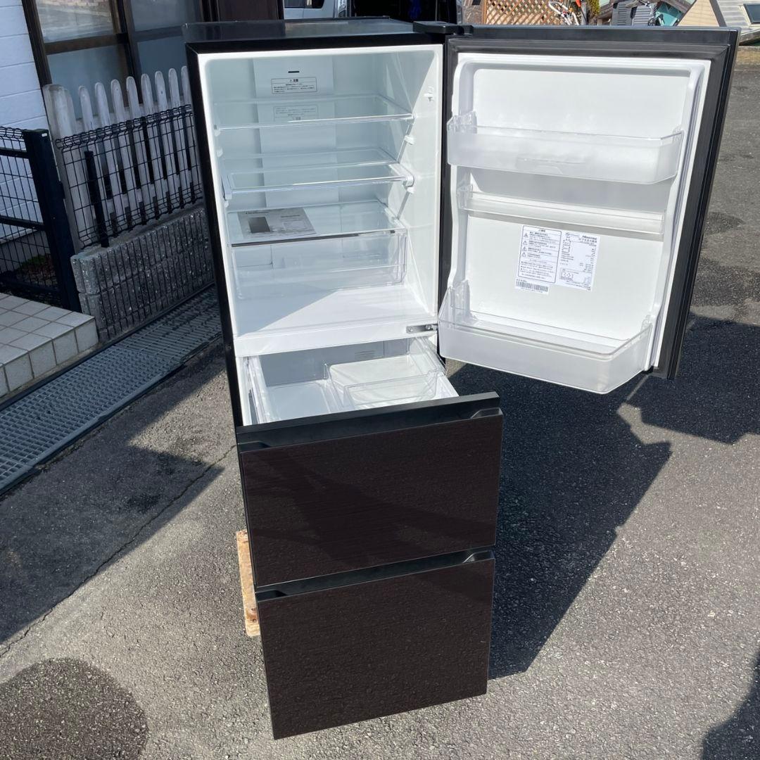 Hisense2020年製282L冷蔵庫 ガラスブラウン 美品 送料/設置無料