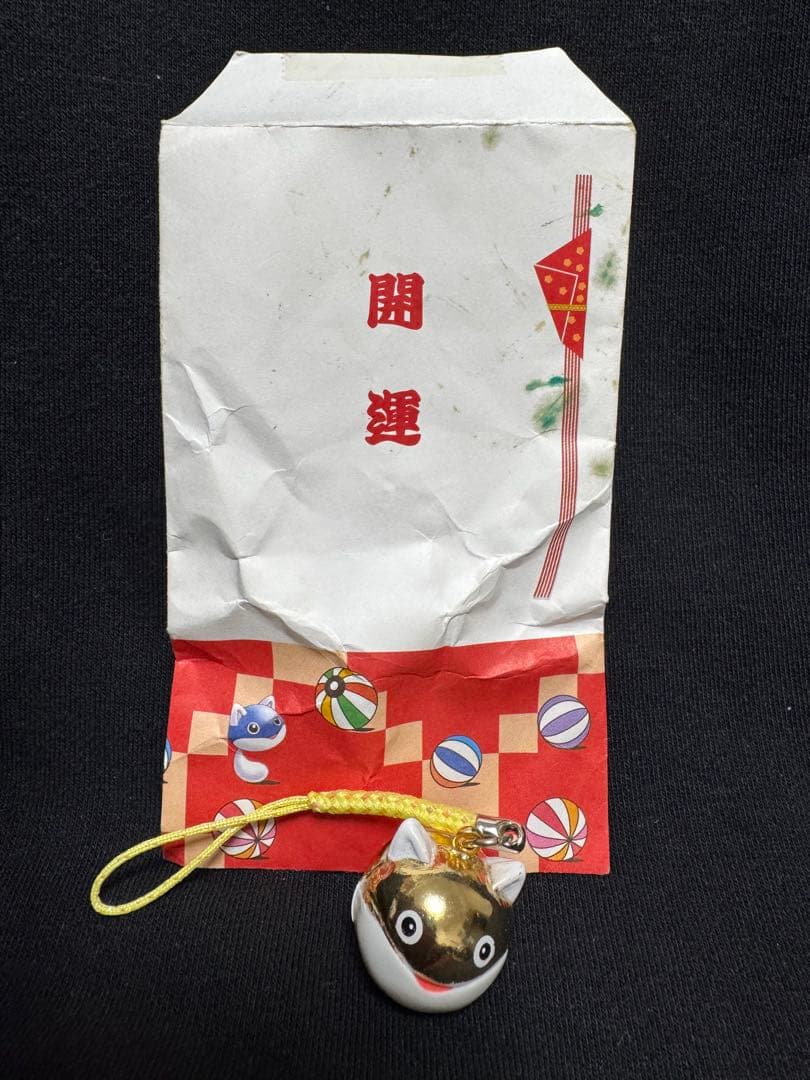 開運 幸運 金のマムル 鈴ストラップ 風来のシレン
