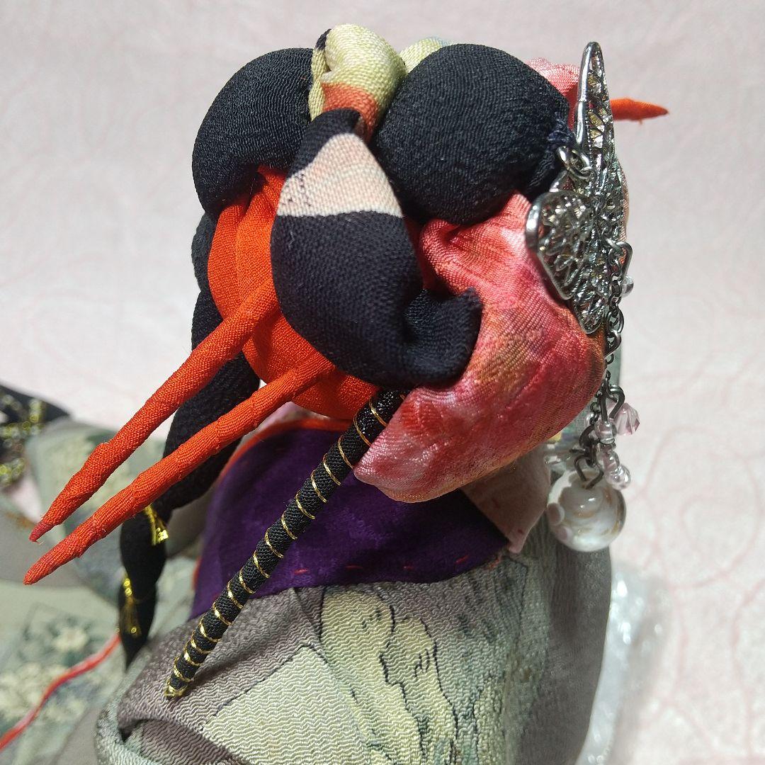 ちりめん細工 創作人形 花魁
