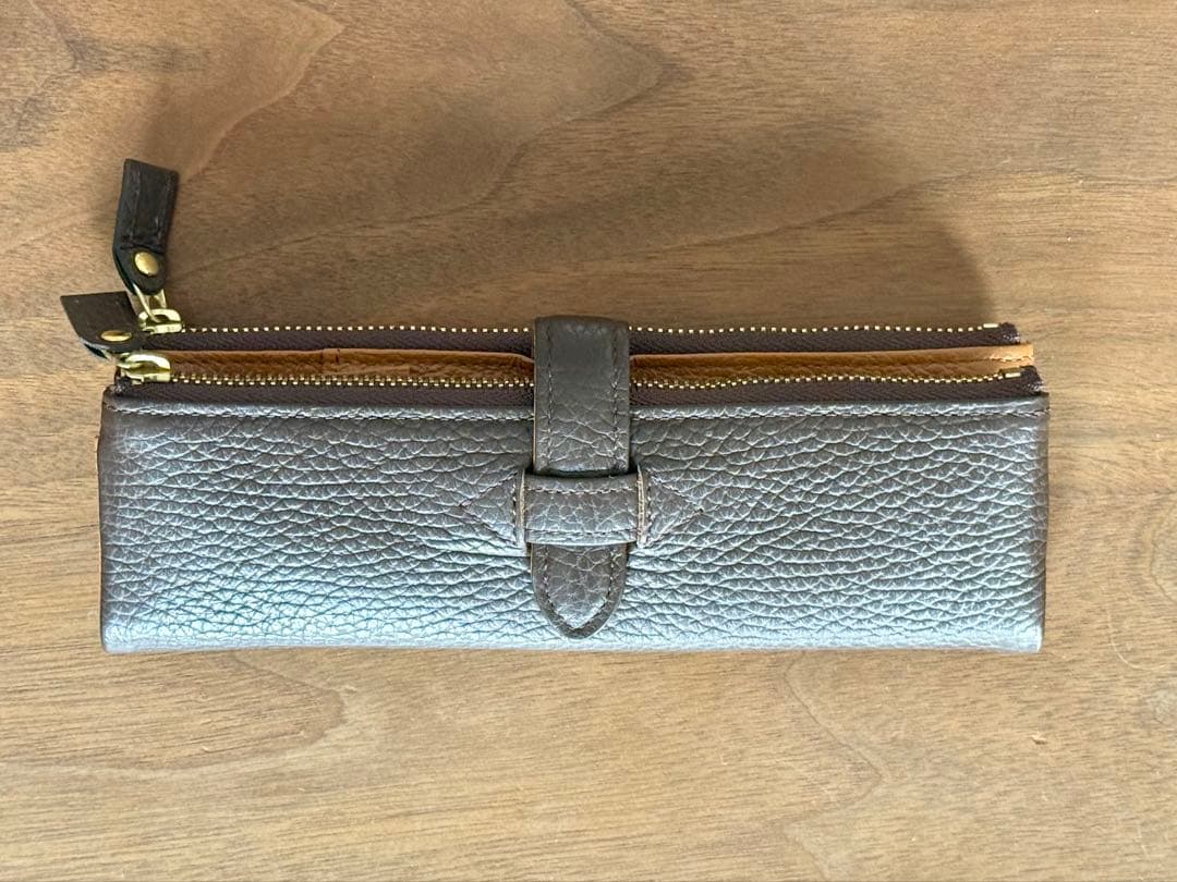 美品　C COMPANY　ルポペンケース　ダークブラウン（復刻版／日本製）