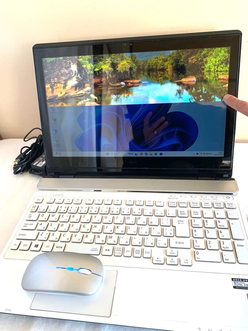 NECタッチパネルi7/16/新品SSD512 GBoffice2024